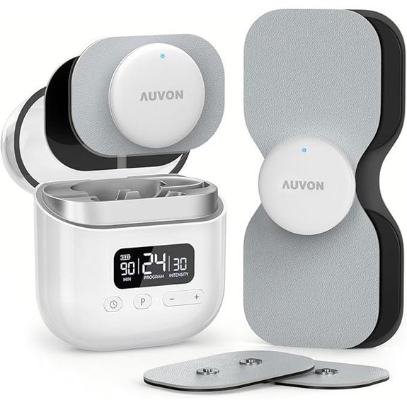 AUVON Wireless Rechargeable TENS Muscle Stimulator Device