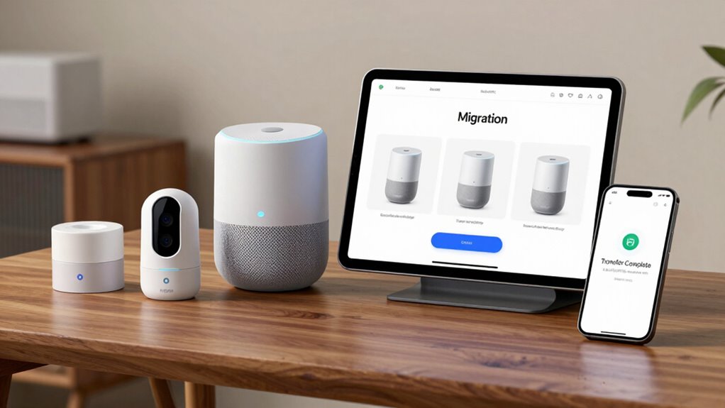 bulk nest device transfer