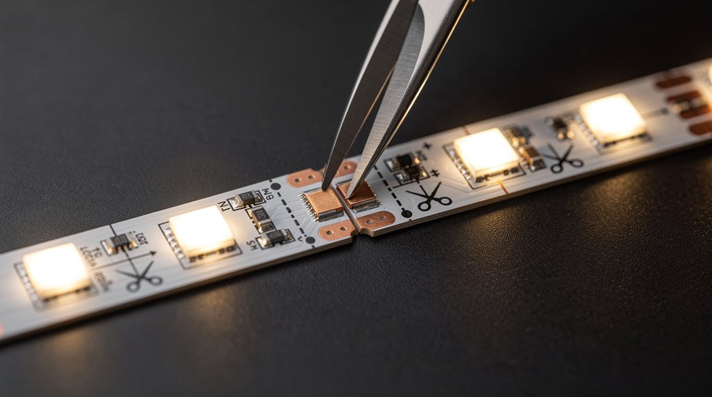 cutting points on govee strip