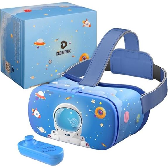 DESTEK VR Headset for Kids (Phones 4.7–7.2