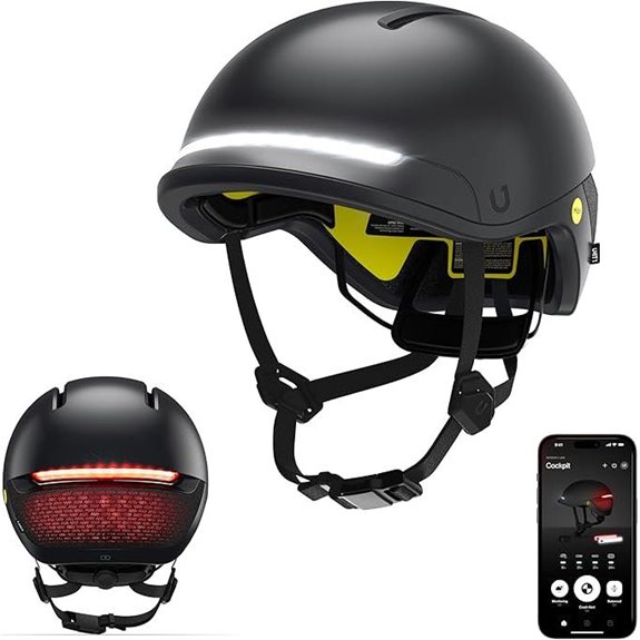 UNIT 1 FARO Smart Bike Helmet with LED Lights