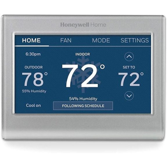 Honeywell Home Wi-Fi Smart Color Thermostat Gray