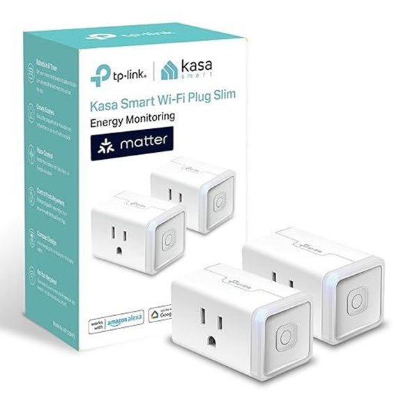 Kasa Smart Plug KP125M 2-Pack Matter Compatible