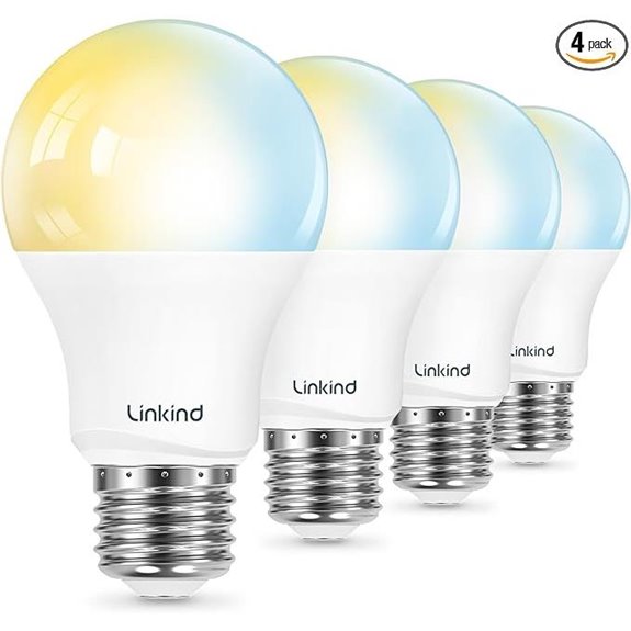 Linkind Smart Tunable White LED Bulbs (4-Pack)