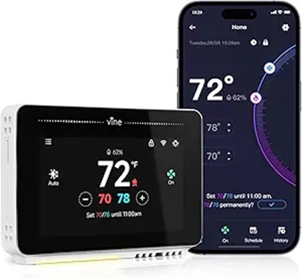 Vine WiFi Smart Thermostat with Nightlight