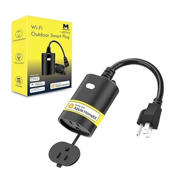 Minoston HomeKit Waterproof Outdoor Smart Plug (MP22WH)