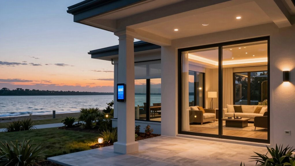smart waterfront homes technology