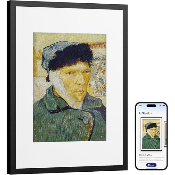 SwitchBot AI Art Frame 13.3'' Wireless Digital Photo Frame