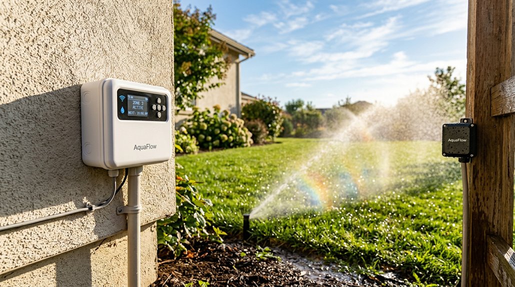smart sprinkler saves water
